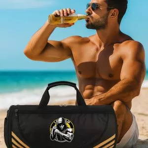 תיק חדר כושר LA FAMILIA בדמות איש שרירי