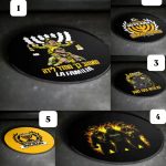 תחתיות כוסות LA FAMILIA לבחירה 5 דגמים