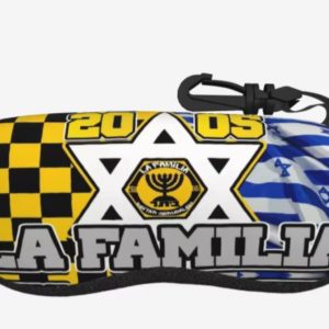 נרתיק משקפיים דגם LA FAMILIA ומגן דוד