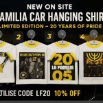 עונת 24-25 חולצת תלייה לרכב la familia