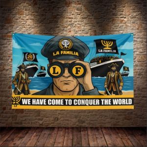 עונת 25-26 דגל דמות רב חובל ופירטים 1.50/90 (מספר 21)