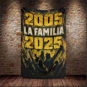 עונת 25-26 דגל בסגנון קהל חגיגות 20 שנה לארגון 2.40/1.50 (מספר 12)