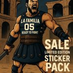 עונת 25-26 1,000 מדבקות (אפשרות בחירת כל הסוגים) LA FAMILIA