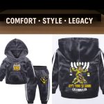 חליפת LA FAMILIA קטיפה לילדים